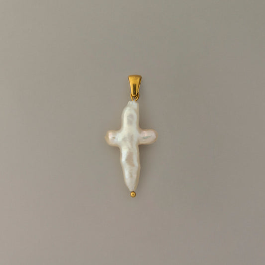 Ciondolo Ancora Perla mini