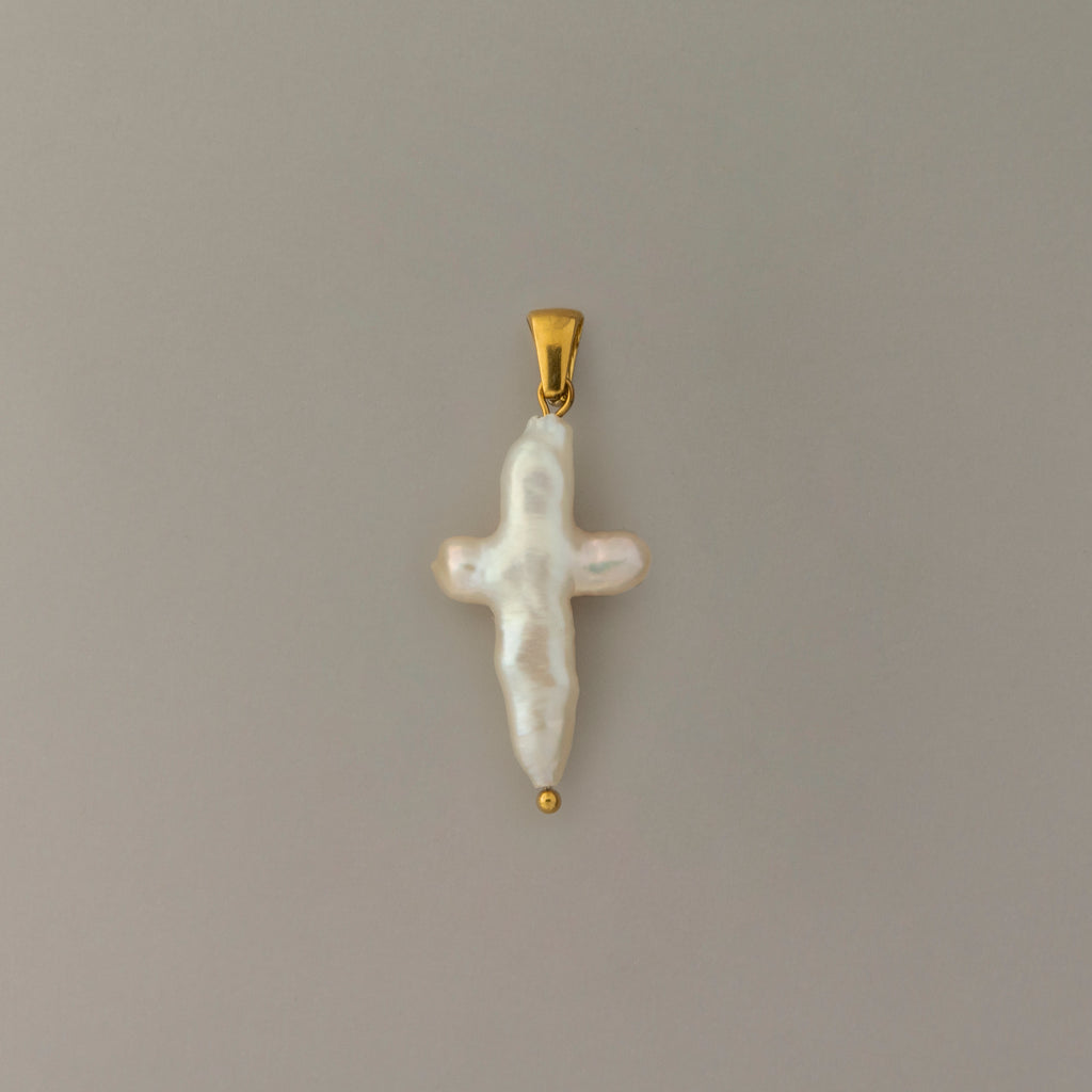 Ciondolo Ancora Perla mini